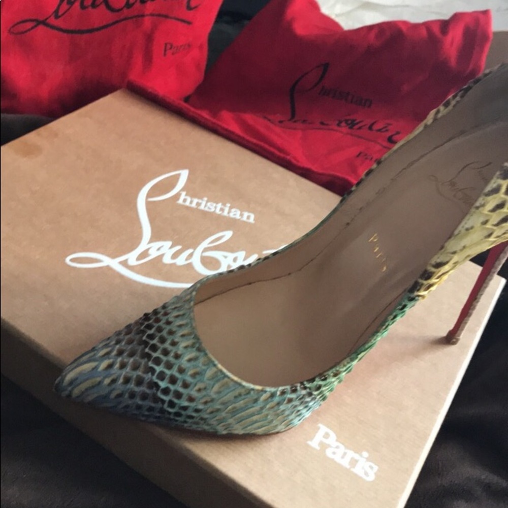 Snake skin Christian Louboutin size 39uk 9us